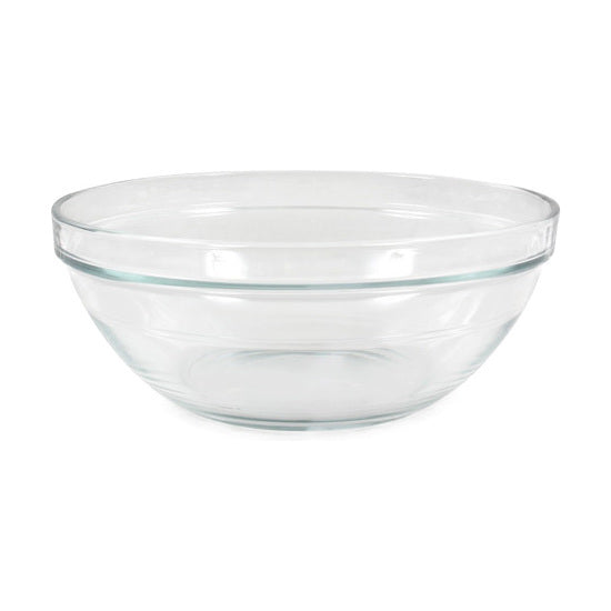 LYS TRANSPARENT ROUND STACKABLE SALAD BOWL 3450CC