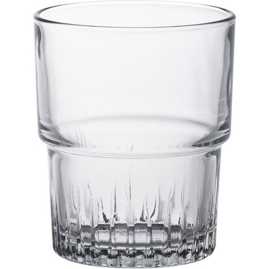 SET 6 VASOS TRANSPARENTE 16CL APILABLE