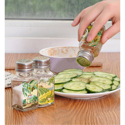 SALINHEIRO DE VIDRO DECORADO ANNA 3 VARIADOS