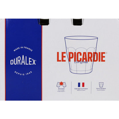 SET OF 6 TRANSPARENT GLASSES 25CL PICARDIE