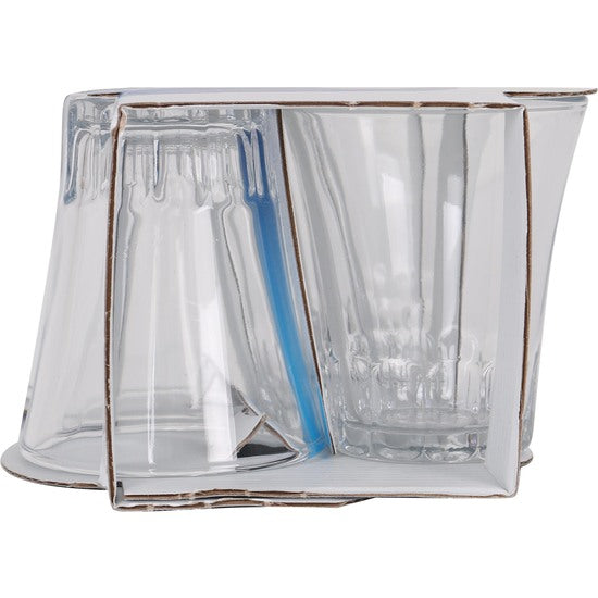 SET 4 VASOS TRANSPARENTE 9CL AMALFI