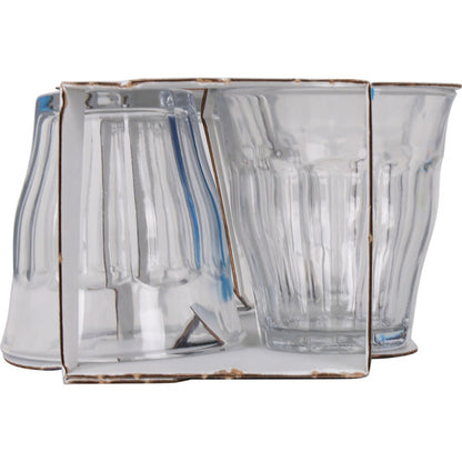 SET 4 VASOS TRANSPARENTE 130CC PICARDIE