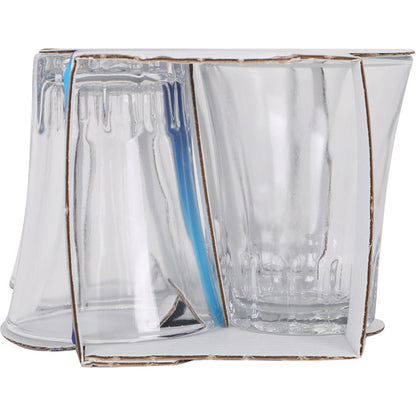 SET 4 VASOS TRANSPARENTE 13CL AMALFI