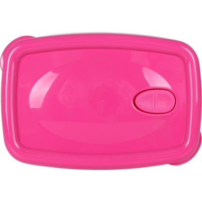 2L RECTANGULAR MICROWAVE AIR TIGHT LUNCH BOX - ASSORTED COLOURS