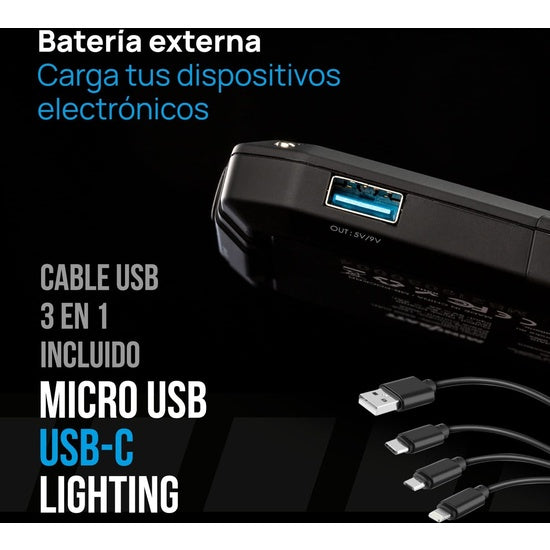 MINIARRANCADOR BATERÍA MINIBATT POCKET RR (6.000 MAH) - PINZAS INTELIGENTES MINIBATT