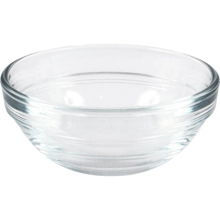 SET OF 4 ROUND TRANSPARENT LYS STACKABLE BOWLS 70CC