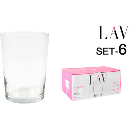 Conjunto 6/12 taças de cidra 520cc adega