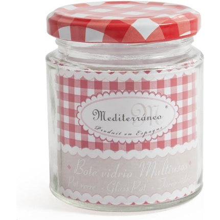 Pote de vidro multiuso com tampa, de 250cc a 1000cc