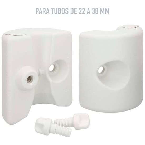 CONJUNTO 4 SOPORTES DE CARPA 23X23X25 CM