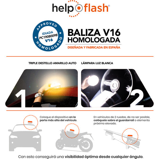 Help flash v2 2021 - autonomous emergency light, signal v16