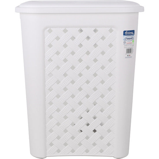 ARIANNA WHITE 30L LAUNDRY BASKET