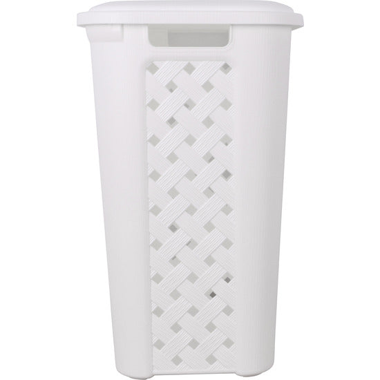 ARIANNA WHITE 30L LAUNDRY BASKET