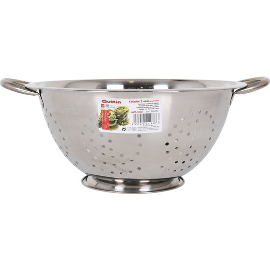 6 COLADORES ACERO INOX 2 ASAS 28,5CM PRIVILEGE