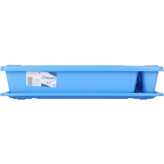 3 DISH DRAINERS + TRAY 45X26CM SCOLA BLUE