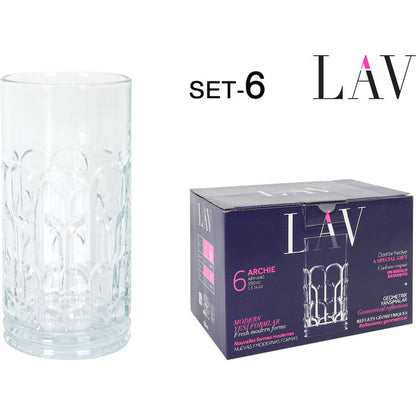 Set 6 vasos 390cc archie - 4/16 sets