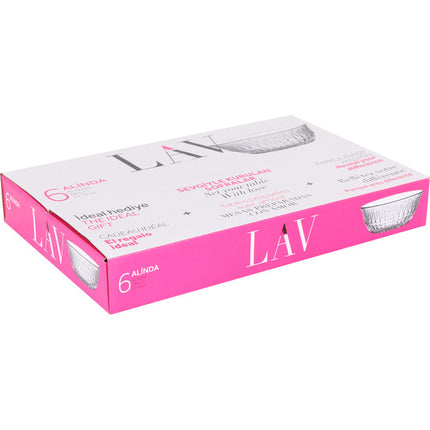 SET 6 BOWLS 12.5CM-345CC ALINDA