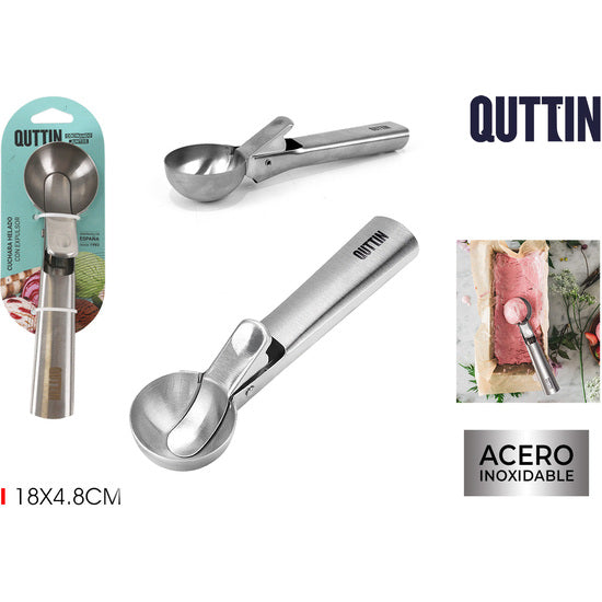 QUTTIN ICE CREAM SPOON WITH EJECTOR