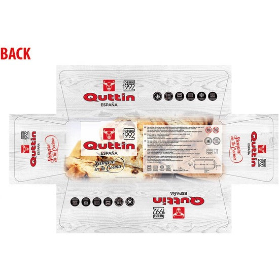 QUTTIN DEEP GLASS RECTANGULAR MOULD 28CM/1.7L