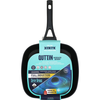 VEN QUTTIN FULL INDUCTION 28x28CM GRILLING PAN