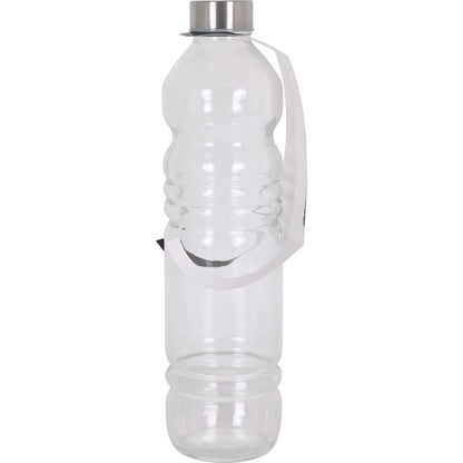 1L GLASS BOTTLE WITH METALLIC CAP 8X31CM ANNA