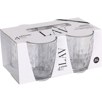 SET 4 VASOS 340CC ARTEMIS BEST OFFER