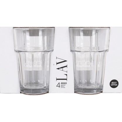 SET 12 VASOS 365CC ARAS BEST OFFER