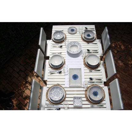 4 DESSERT PLATES 20CM IRYS MONACO GLOSS