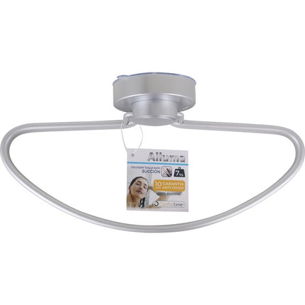 COLGADOR TOALLA BAÑO SUCCIÓN ALLUMA CONFORTIME