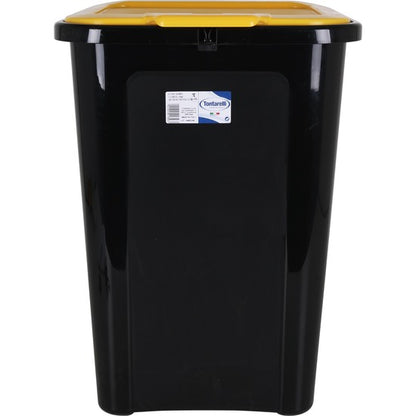 COVERLINE TRASH BIN 44L BLACK/YELLOW LID