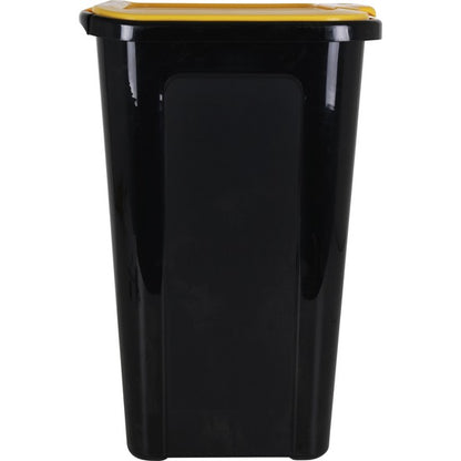 COVERLINE TRASH BIN 44L BLACK/YELLOW LID