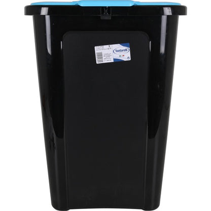 6 COVERLINE TRASH CANS 44L BLACK/BLUE LID