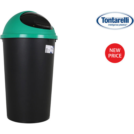 SMALL HOOP 25L TRASH CAN WITH LID