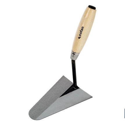 Paleta forjada modelo Catalana | Medidas: 160 mm de longitud | Para la construcción | Mango de madera