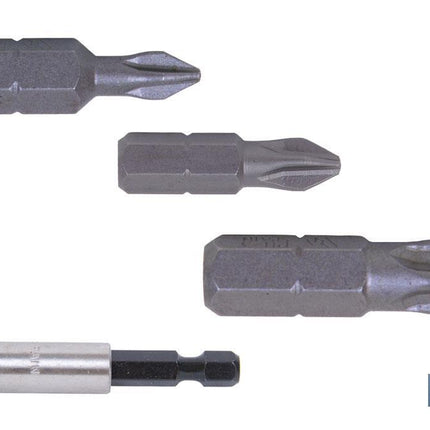 Kit de puntas de atornillar y adaptador | Contenido 3 puntas Phillips y un adaptador | Modelo 1/4 PH