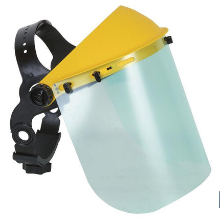 Casco Pantalla de Protección | Abatible | Ajustable Manualmente | EN 166/EN 1731