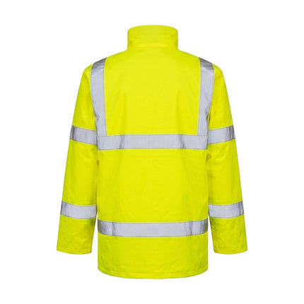 Parka Alta Visibilidad Lluvia Talla XXL. 100% Impermeable. Parka Impermeable Trabajo