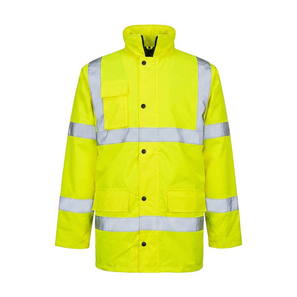 Parka Alta Visibilidad Lluvia Talla XXL. 100% Impermeable. Parka Impermeable Trabajo