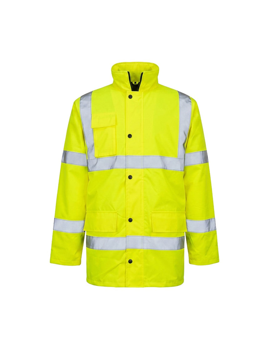 Parka Alta Visibilidad Lluvia Talla XXL. 100% Impermeable. Parka Impermeable Trabajo
