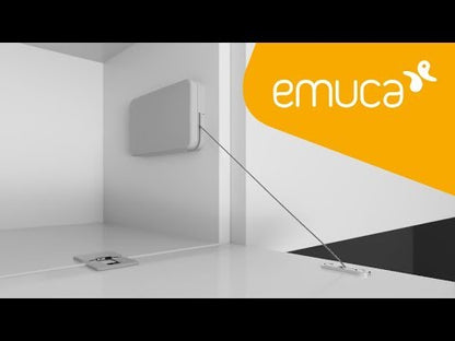 Emuca Miniwinch mechanism for folding doors with cover, 14kg, Steel and Plastic, Grey