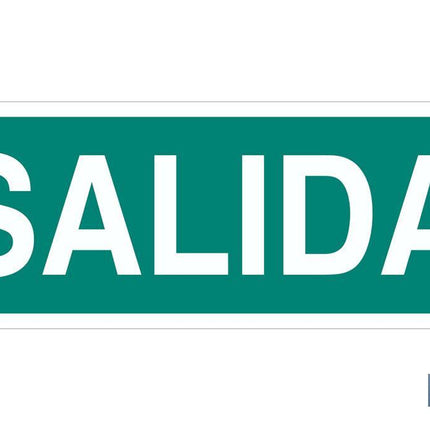 Señal Salida 400x100mm