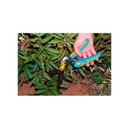 Tijeras Cortacésped profesionales de acero inoxidable de 34 cm | Con corte ajustable de 180° y Mangos Ergonómicos