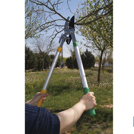 Tijeras de poda telescópicas 64 cm | Capacidad de corte de hasta 45 mm de diámetro | Acero revestido, carbono y PTFE