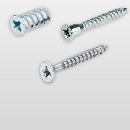 Tornillo para tablero de aglomerado, Hospa, cabeza avellanada, PZ, rosca completa 10000 UDS