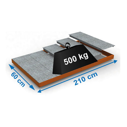 Estantería industrial Simonrack Simonforte 2100 x 600 mm