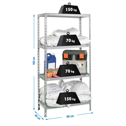 Estantería sin tornillos Simonrack Ecoclick