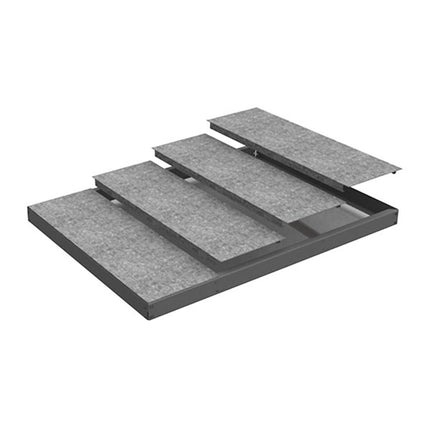 Estantería industrial Simonrack Simonforte fondo 750 mm, anchos 1200, 1800 y 2400 mm