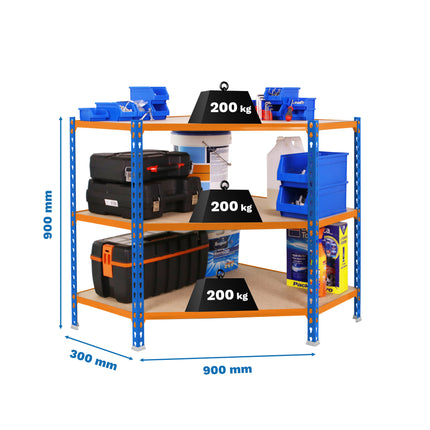 Estantería con baldas de madera Simonrack Maderclick