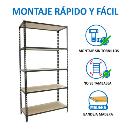 Estantería con baldas de madera Simonrack Maderclick Superplus