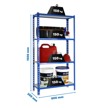Estantería con baldas de madera Simonrack Maderclick MINI