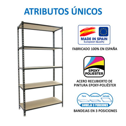 Estantería con baldas de madera Simonrack Maderclick Superplus